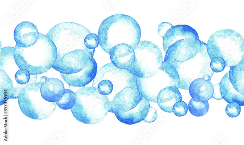 Bubbles, pattern, watercolor (4)