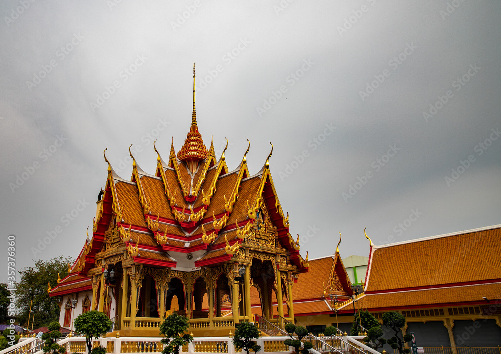 Fototapeta premium Maha But Temple, (Mahabut Temple) Mae Nak Shrine, Bangkok, Thailand