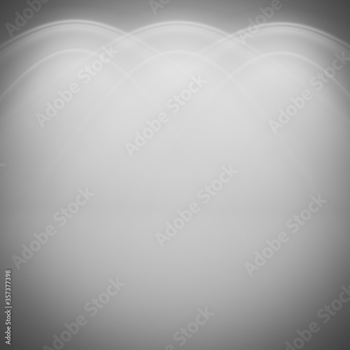 White stage backdrop with ies spotlight on white background and Vignett for product display stand or used in other designs 3d rendering. 3d illustration Luxury template minimal style concept. photo