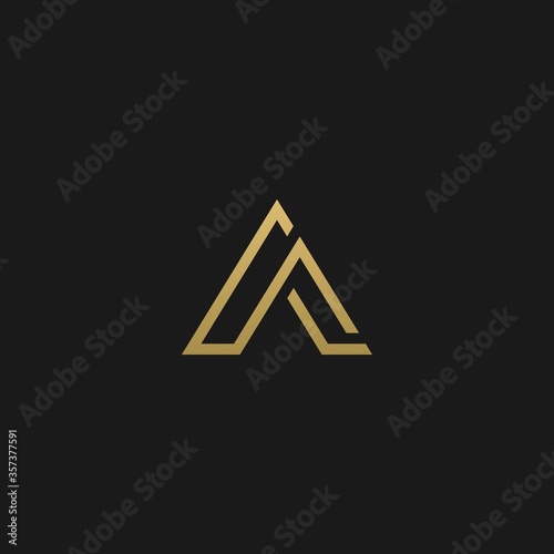 Letter A logo icon design template elements - vector sign