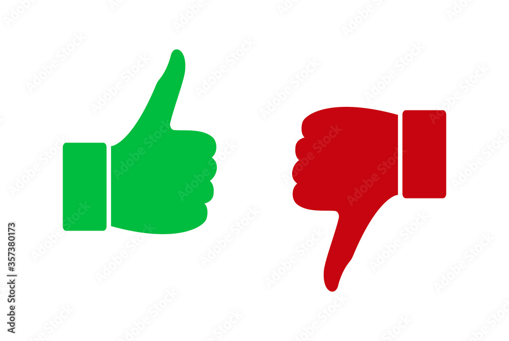 Thumb up and thumb down icon. Like dislike Thumb up and thumb down icon. Like dislike