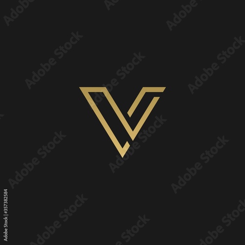 Letter V logo icon design template elements - vector sign