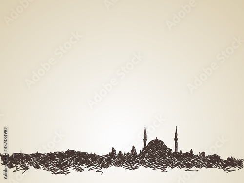 mosque silhouette