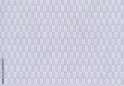 和紙_矢絣3_白紫