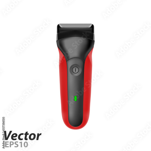 Electric razor in vector.Modern electric razor vector illustration.