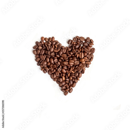 heart of cofee grains