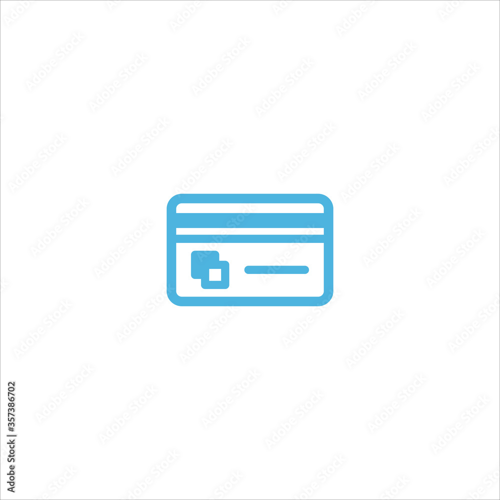 credit card icon flat vector logo design trendy credit card icon flat vector logo design trendy