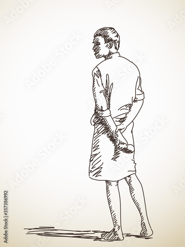 man in lungi