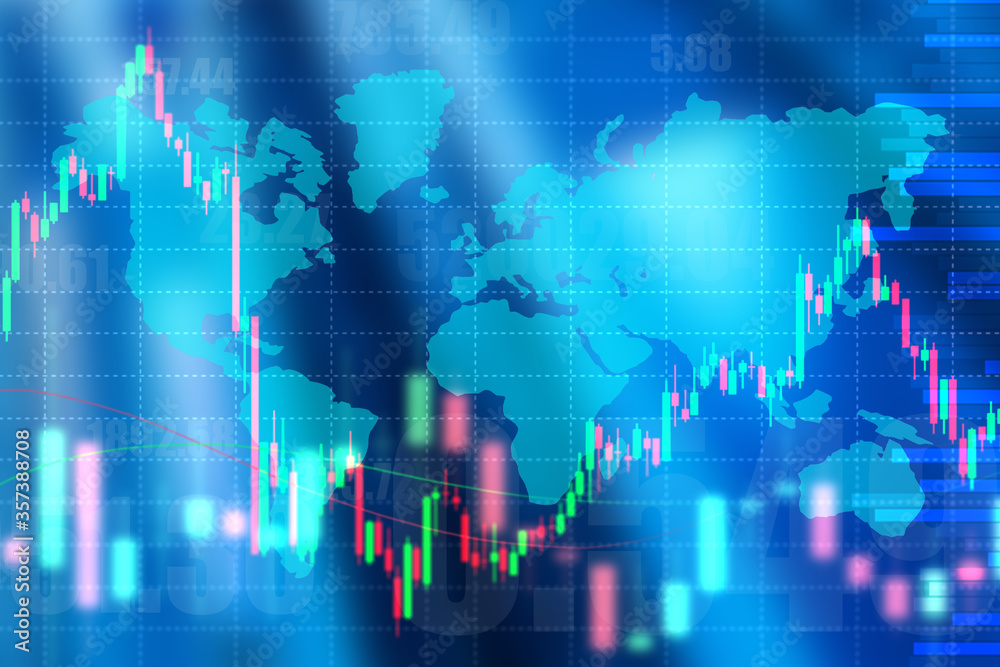Schematic map of the world and stock indicators. Exchange trade. The situation on the world market. Trading shares of foreign companies. Dynamics of price changes. Schematic map of the world and stock indicators. Exchange trade. The situation on the world market. Trading shares of foreign companies. Dynamics of price changes.