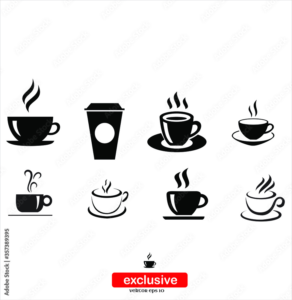 Cup Of Coffee Icon.Flat design style vector illustration for graphic and web design. Cup Of Coffee Icon.Flat design style vector illustration for graphic and web design.