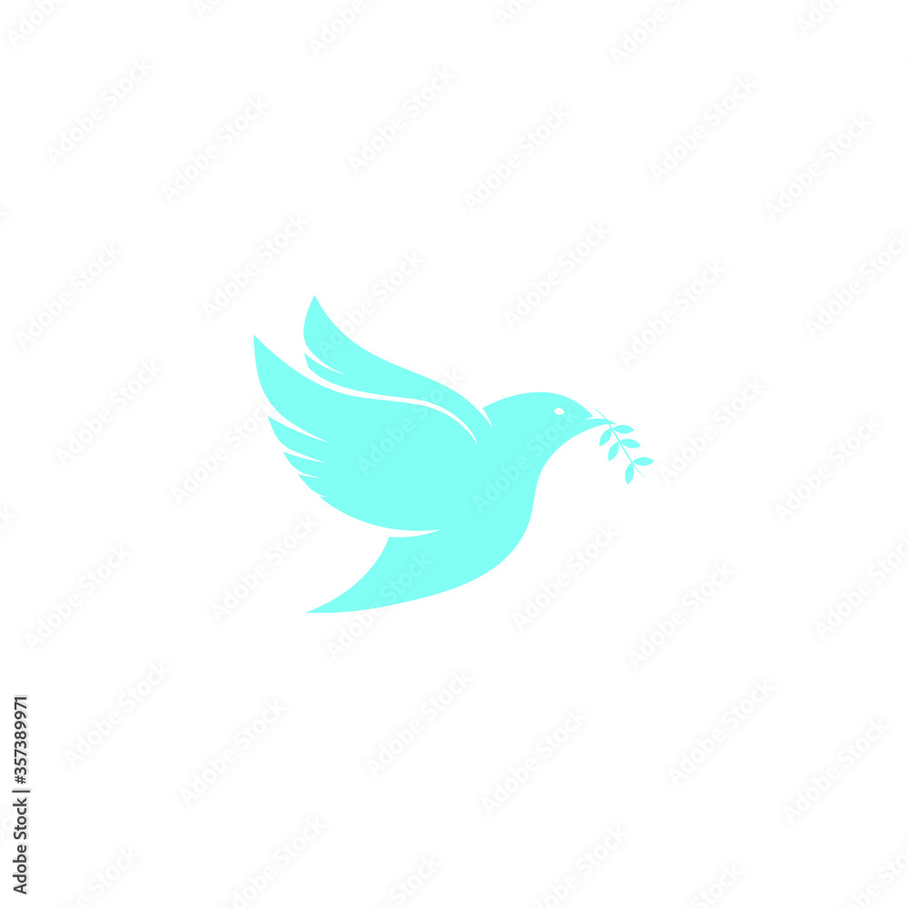 Fototapeta premium dove of peace vector