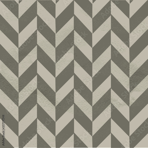 Seamless vintage pattern of chevron on white grange paper