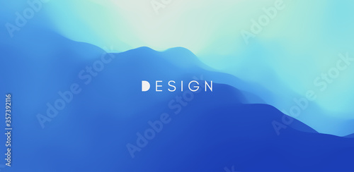 Water surface. Blue abstract background. Vector illustration for design.