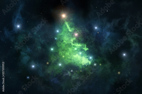 Christmas tree nebula
