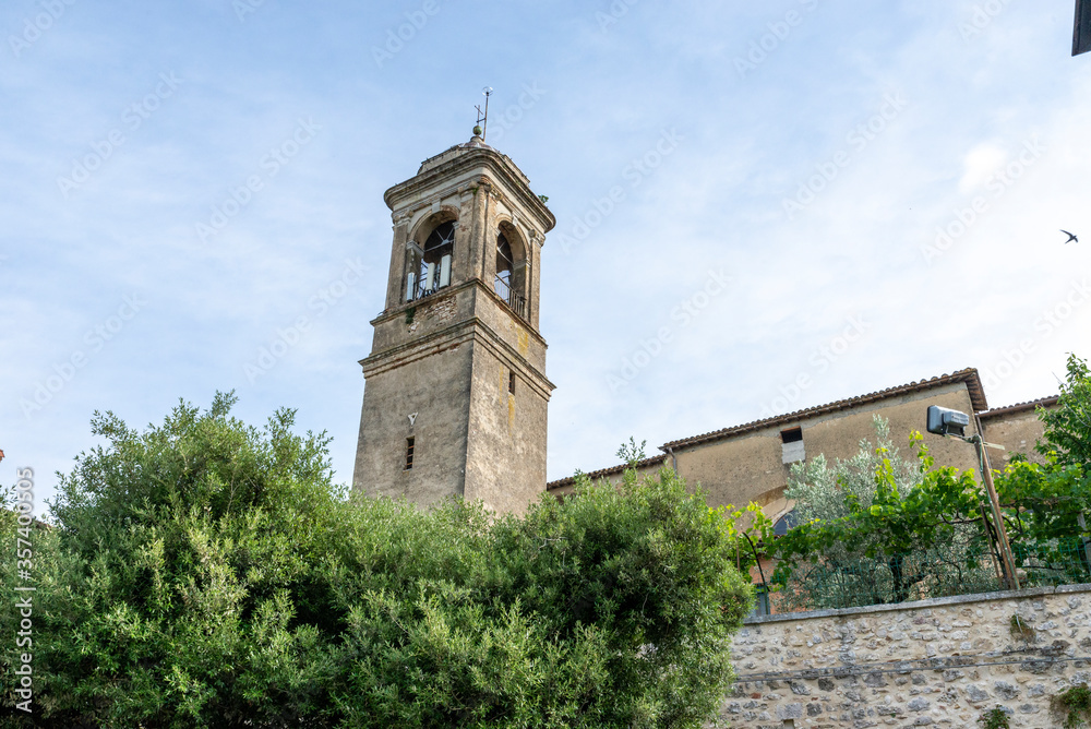 Bell tower of Santo Gemini in the town of San Gemini