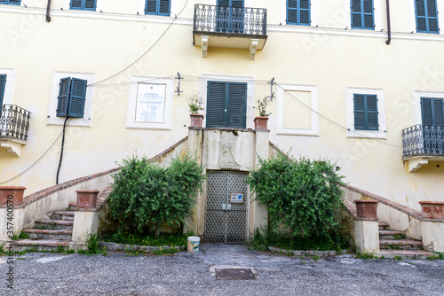 hotel located in the gardens outside the walls