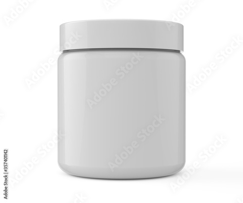 3d Illustration, supplement bottle mock-up