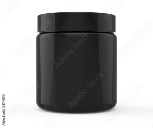 3d Illustration, supplement bottle mock-up
