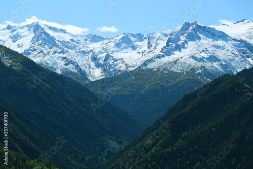 Incredible Caucasus Mountain Range in Svaneti Region  Georgia