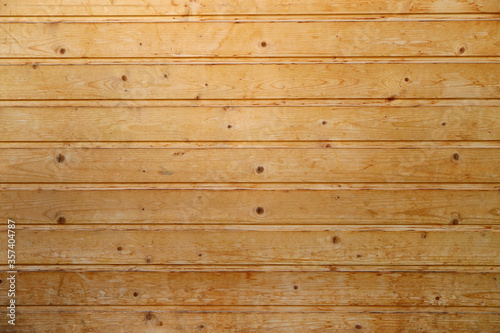 Fototapeta Naklejka Na Ścianę i Meble -  Texture of light brown horizontal pattern old wooden wall