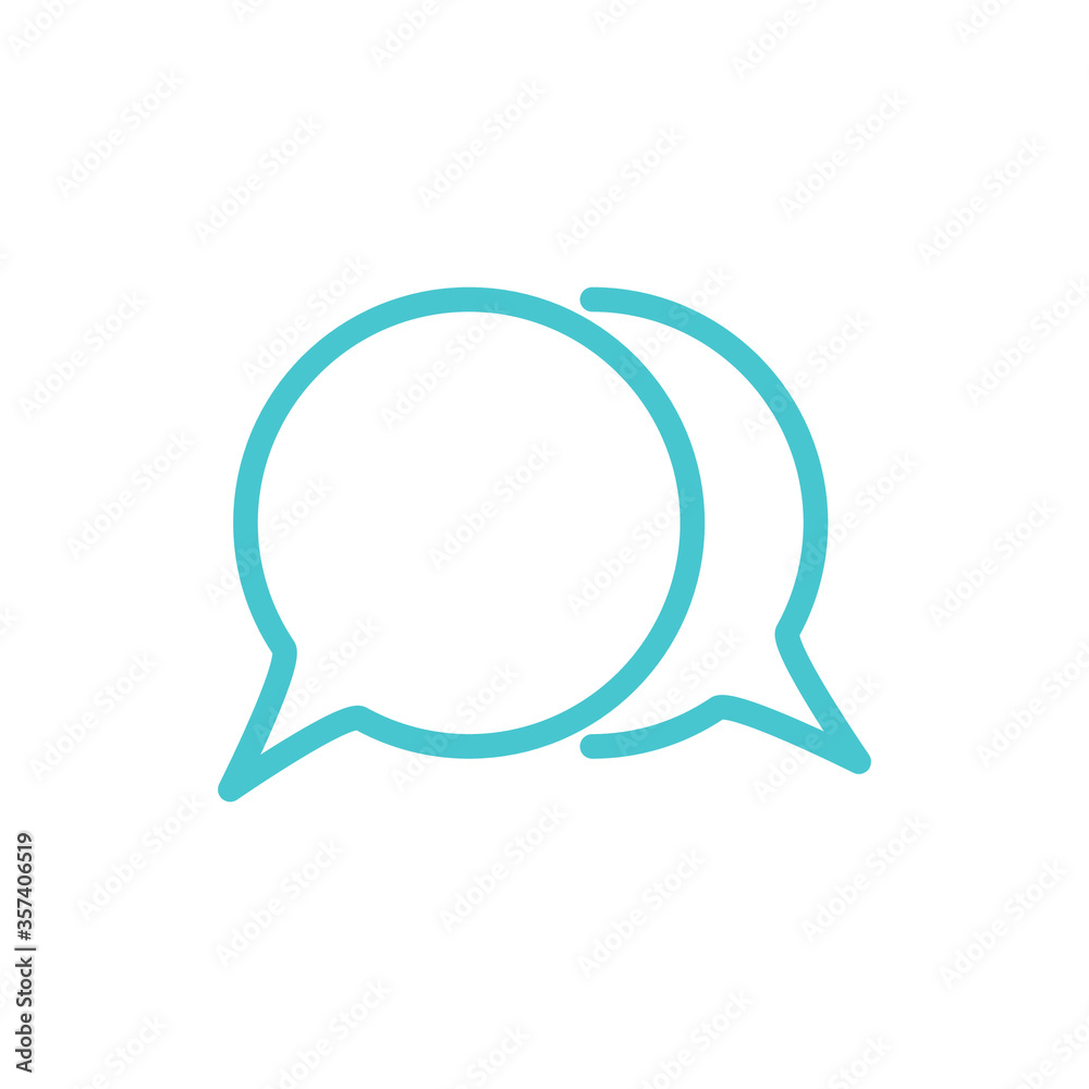 Icon chat, dialogue, comment, speech Icon chat, dialogue, comment, speech
