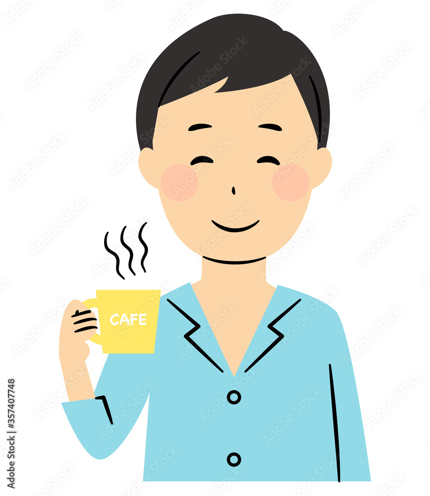 illustration of people in the morning illustration of people in the morning