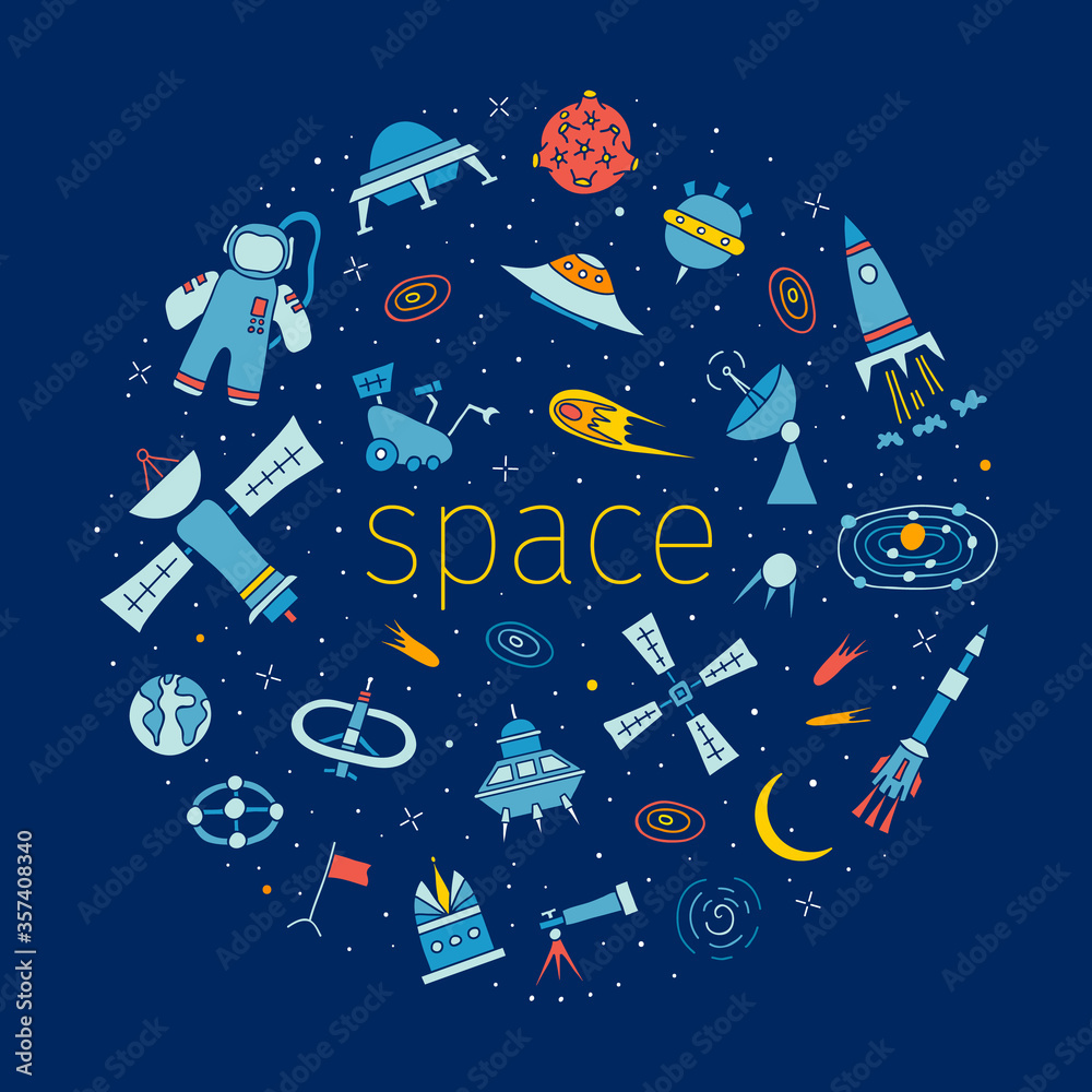 vector, cosmos, space, hand drawn, doodle, circle, frame, composition, symbol, round, universe, design, illustration, flat, graphic, concept, colorful, gravity, stars, shapes, blue, poster, galaxy, ni vector, cosmos, space, hand drawn, doodle, circle, frame, composition, symbol, round, universe, design, illustration, flat, graphic, concept, colorful, gravity, stars, shapes, blue, poster, galaxy, ni