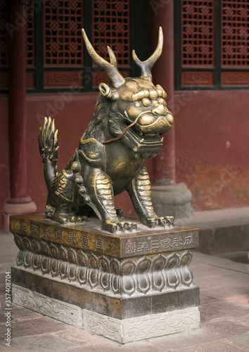 Temple Gurad,Chengdu,China photo