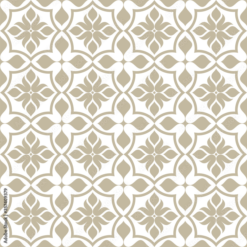 floral seamless ornamental pattern