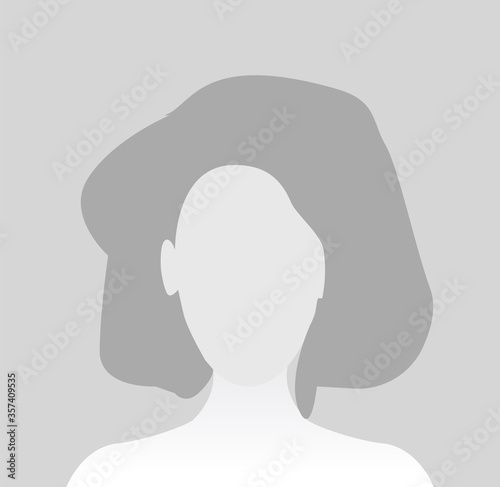 Default avatar profile icon. Grey photo placeholder