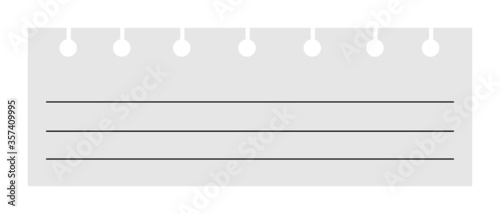 Sticky note with copy space