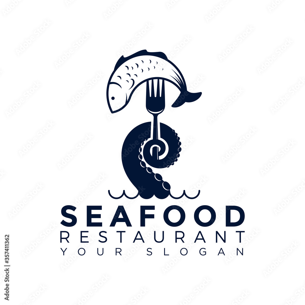 seafood restaurant logo designs