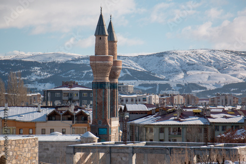 The double minaret madrasah