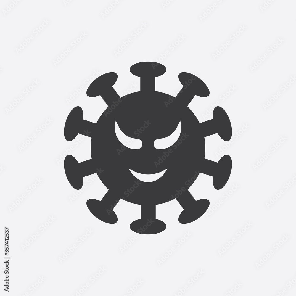 Obraz premium Corona Virus Icon Vector Illustration