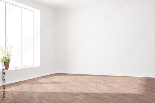 modern empty room