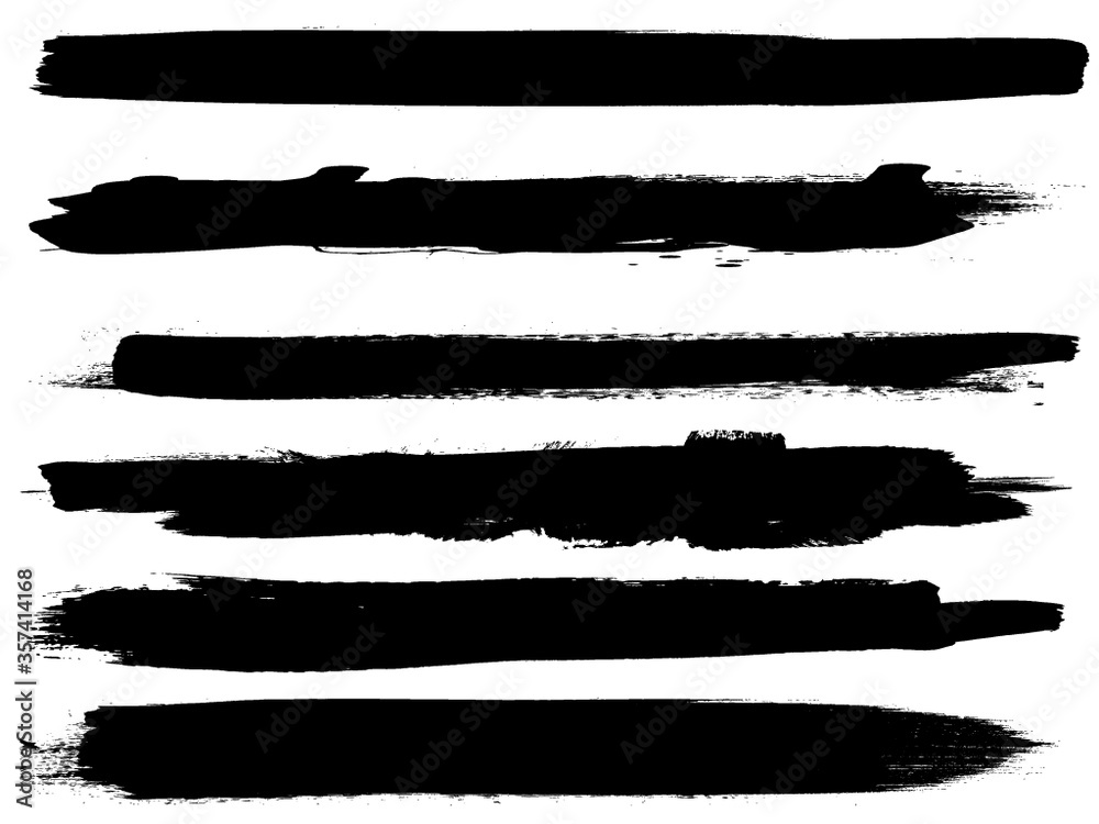 Grunge Paint Roller . Vector brush Stroke . Distressed banner . Black stripes isolated. paintbrush collection . Modern Textured shape . Dry border in Black . Bulge lines Grunge Paint Roller . Vector brush Stroke . Distressed banner . Black stripes isolated. paintbrush collection . Modern Textured shape . Dry border in Black . Bulge lines