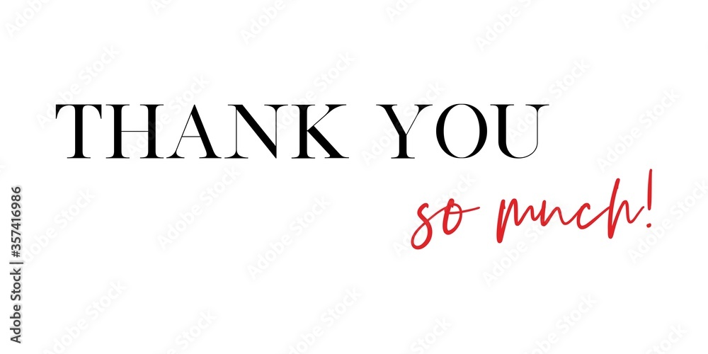 Thank you so much! vector quote