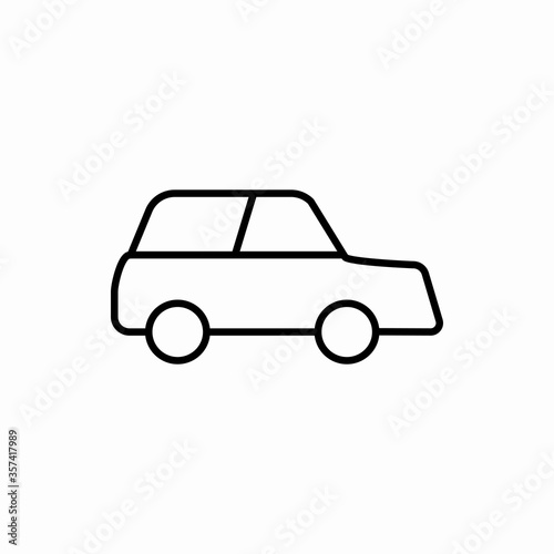 Outline car icon.Car vector illustration. Symbol for web and mobile