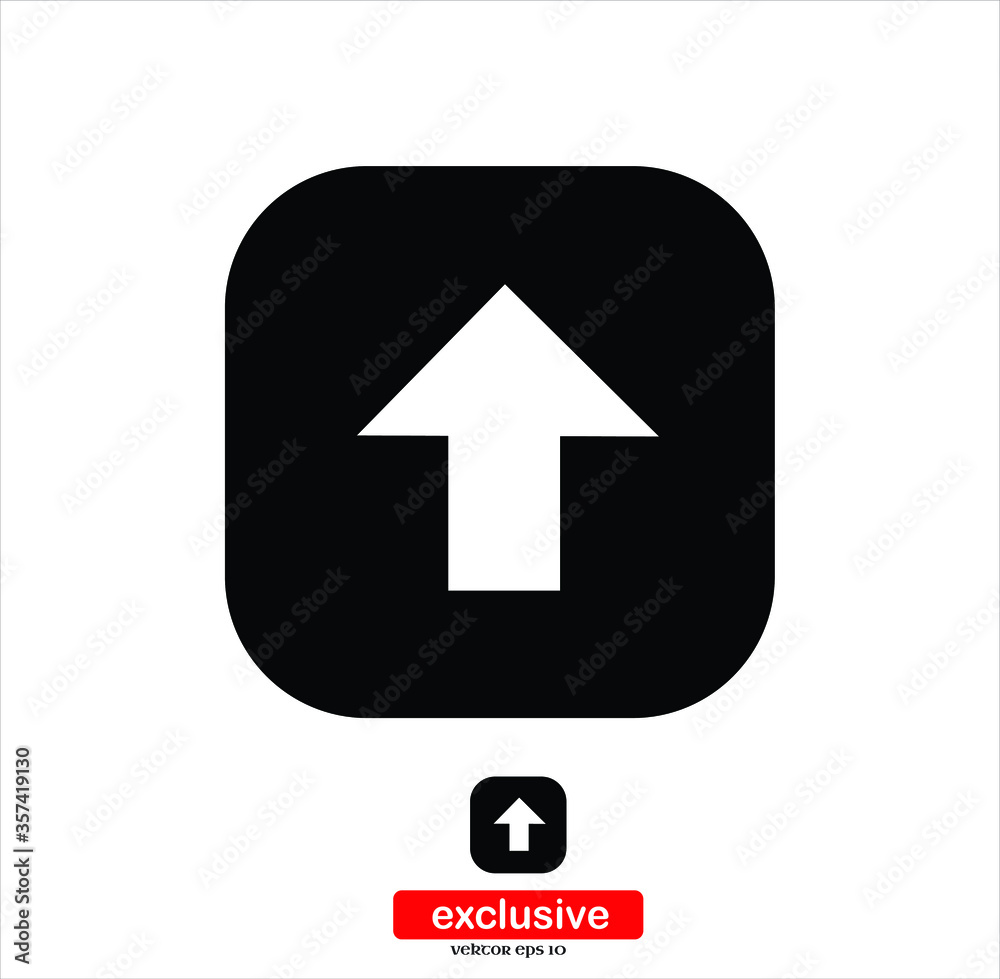 Upload vector icon.Flat design style vector illustration for graphic and web design. Upload vector icon.Flat design style vector illustration for graphic and web design.