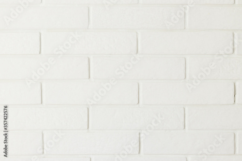 White brick wall texture. Background for text or design