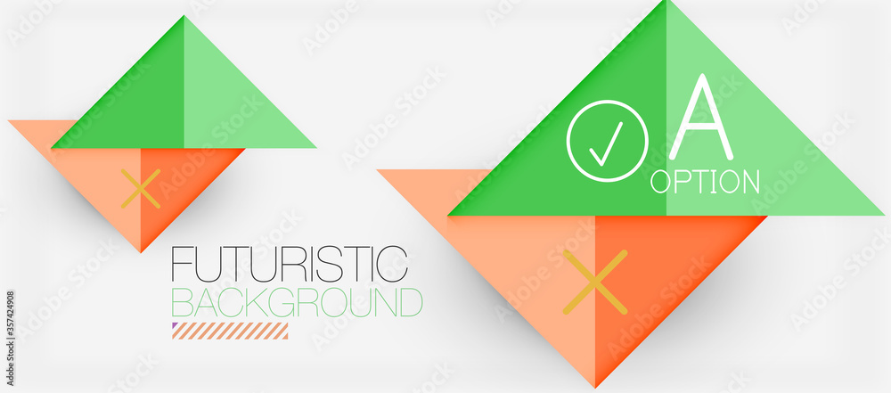 Abstract background, geometric business multicolored paper infographic - triangle frames for text, icons or graphics on light background with copyspace. Vector Illustration For Wallpaper, Banner Abstract background, geometric business multicolored paper infographic - triangle frames for text, icons or graphics on light background with copyspace. Vector Illustration For Wallpaper, Banner