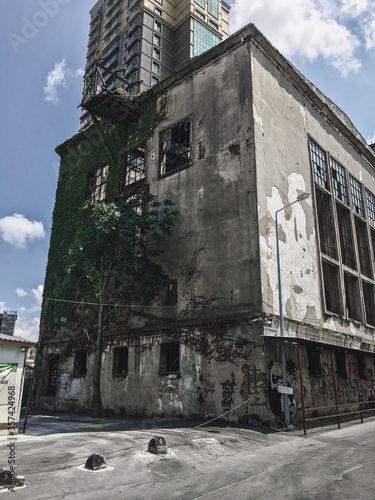 old abandoned stone building under the sky photo