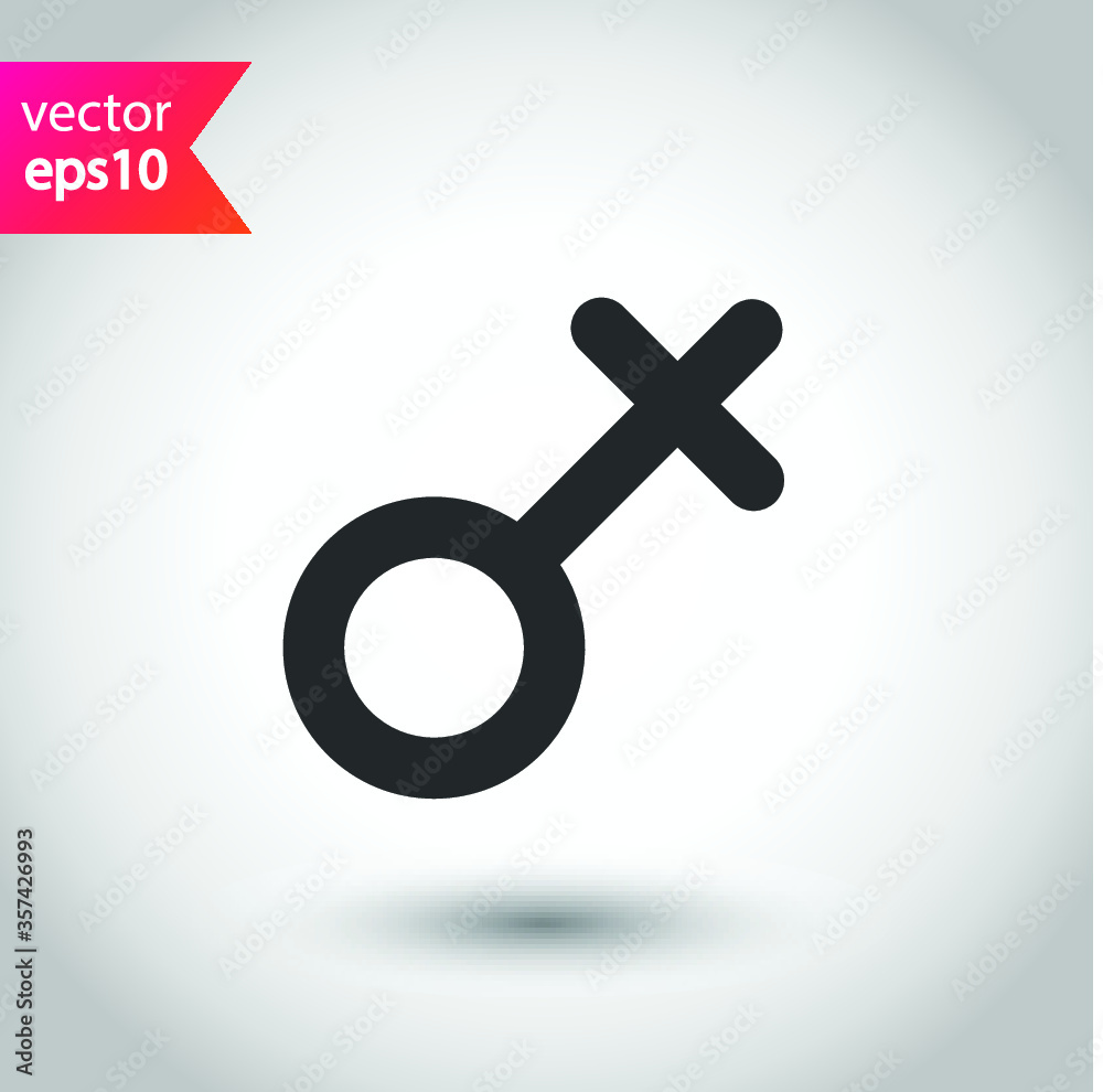 Gender icon. Gender sign of men and women. Male and female vector icon. EPS 10 flat symbol Gender icon. Gender sign of men and women. Male and female vector icon. EPS 10 flat symbol