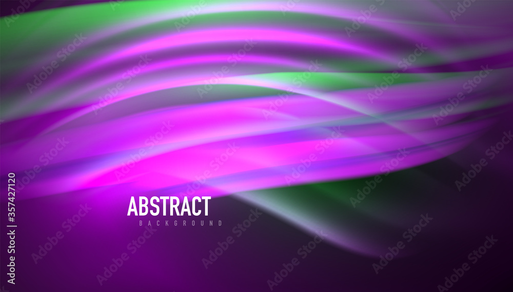 Fluid wave lines background. Trendy abstract layout template for business or technology presentation, internet poster or web brochure cover, wallpaper Fluid wave lines background. Trendy abstract layout template for business or technology presentation, internet poster or web brochure cover, wallpaper