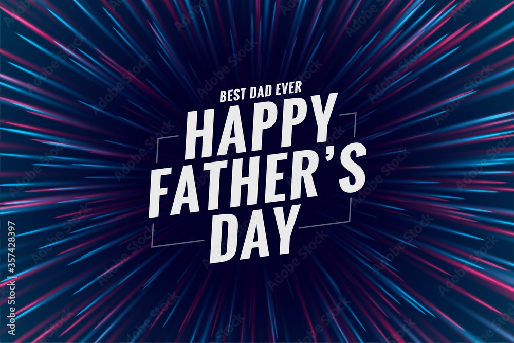 happy fathers day celebration wishes greeting design Stock Vector ...