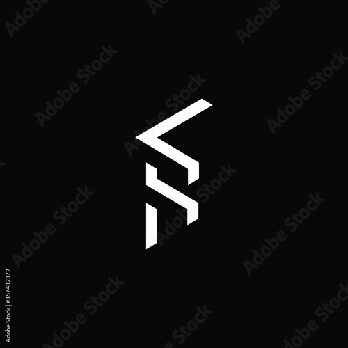 Bild auf Leinwand Professional Innovative 3D Initial LF logo and FL logo