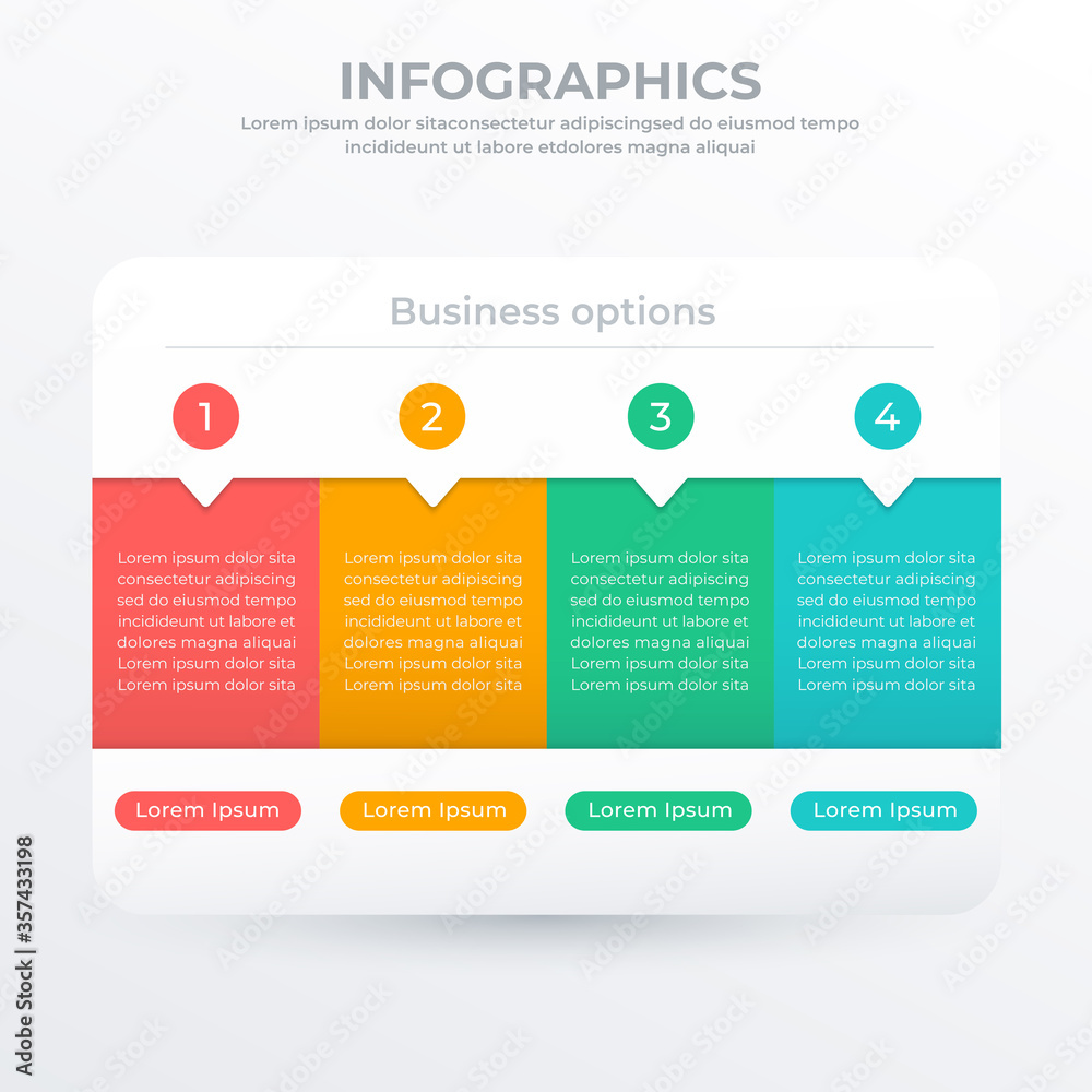 Business infographic template for web, banner and brochure : Vector Illustration Business infographic template for web, banner and brochure : Vector Illustration