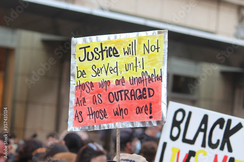 Photography Sydney, NSW / Australia - June 6 2020: Black Lives Matter Protest March