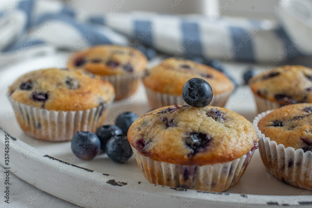 home madevanilla  blueberry muffins