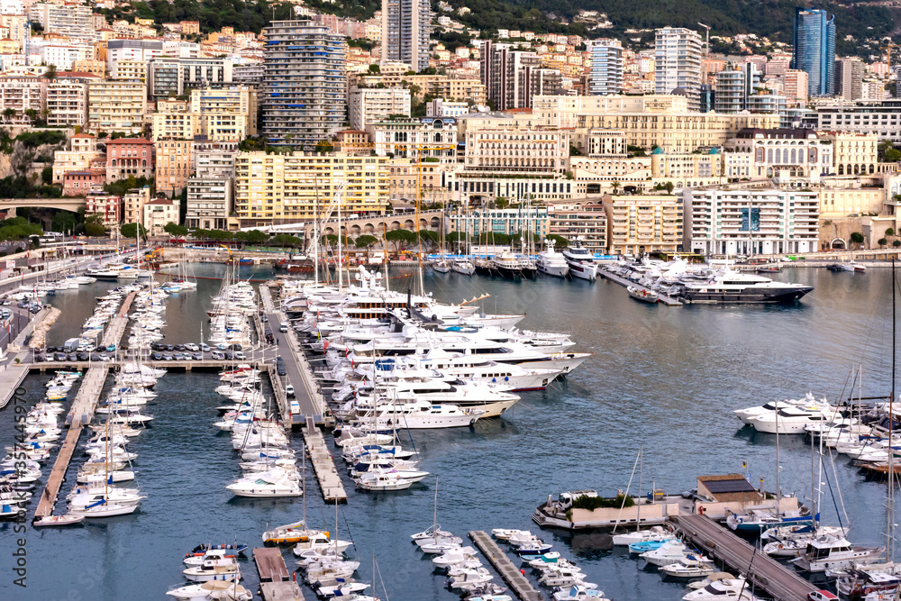 view of port hercule in monaco